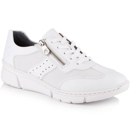 Comode scarpe sportive Rieker W RKR592 bianche bianca