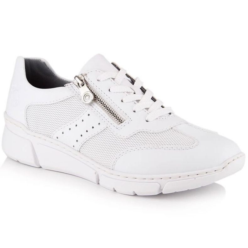 Comode scarpe sportive Rieker W RKR592 bianche bianca