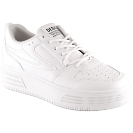 Vinceza W JAN231 scarpe sportive con plateau bianche bianco