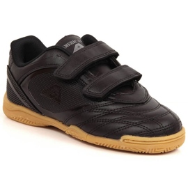 News American Club Jr. AM913 scarpe indoor nere con velcro nero