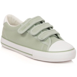 Sneaker con velcro Big Star W INT1842B verde