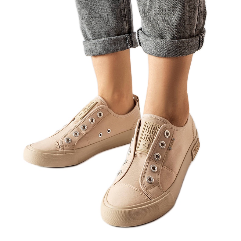 Sneakers slip-on beige di Big Star LL274164