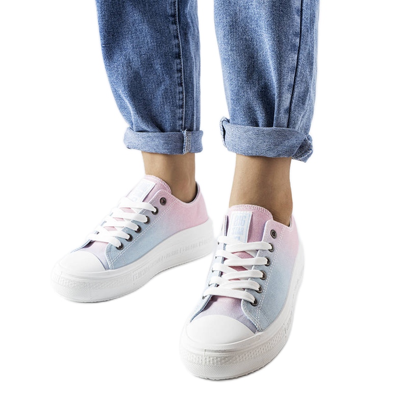 Sneakers rosa e blu di Big Star LL274A187
