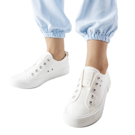 Sneakers slip-on Big Star LL274162 bianche bianco