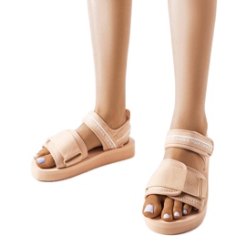 Sandali in schiuma beige Big Star LL274787