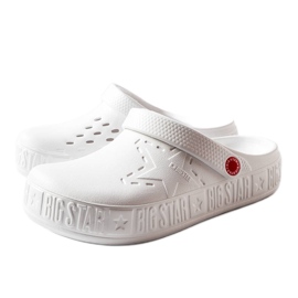 Pantofole bianche Big Star II275003 bianco