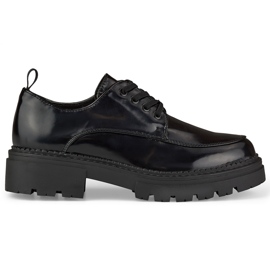 La.Fi Scarpe stringate laccate nere nero