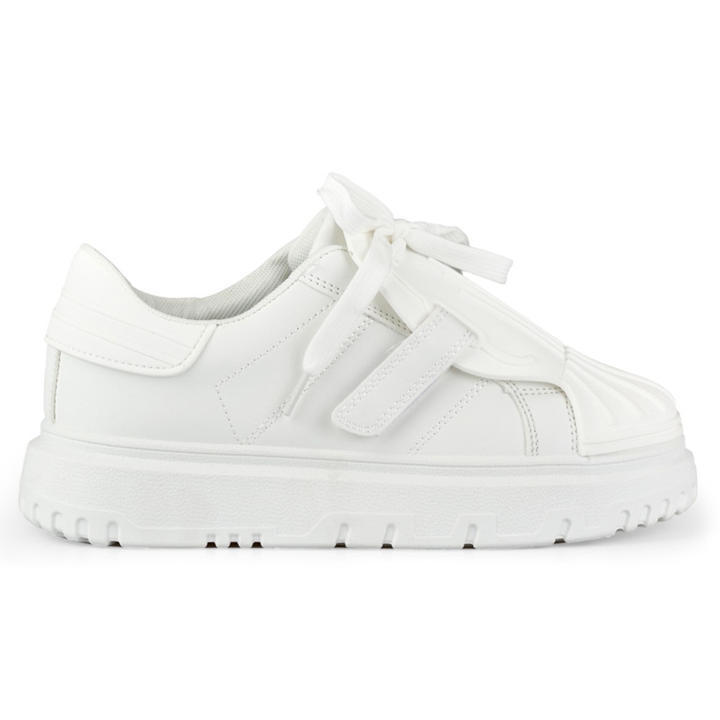 Scarpe sportive da donna bianche alla moda bianca