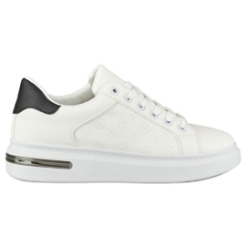 Scarpe sportive con dorso decorativo bianca