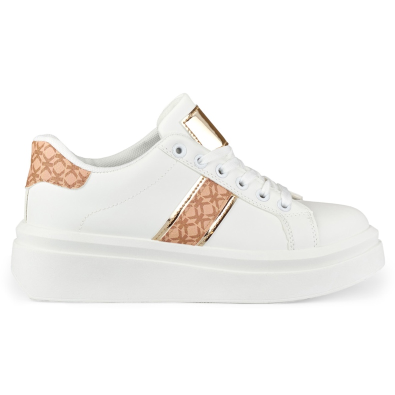 Eleganti scarpe sportive da donna bianche bianca