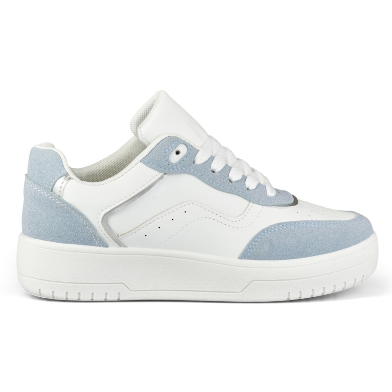 Scarpe sportive da donna bianche e blu bianca