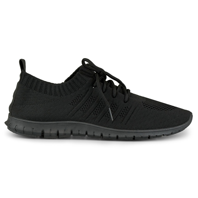 Scarpe sportive nere leggere da donna nero