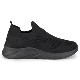 Scarpe slip-on sportive nere nero
