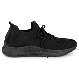 Scarpe slip-on sportive nere da donna nero