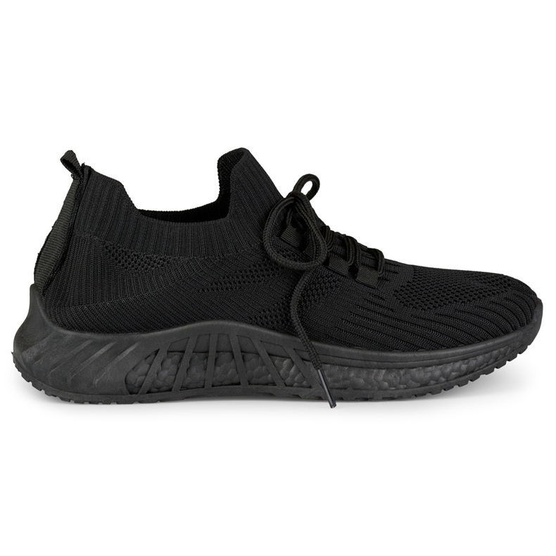Scarpe slip-on sportive nere da donna nero