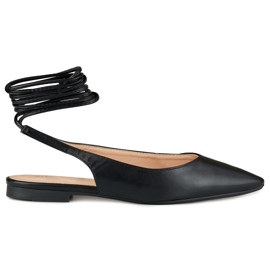 Ballerine legate nere nero