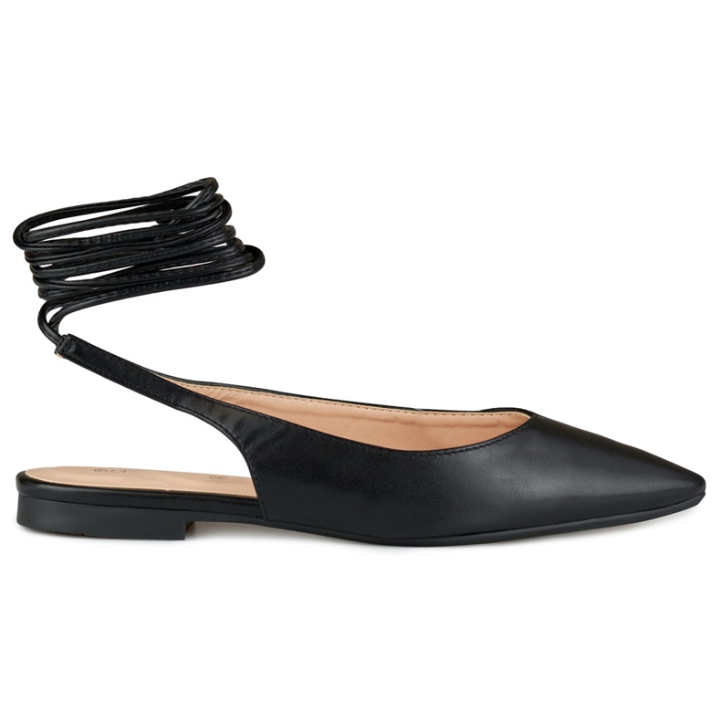 Ballerine legate nere nero