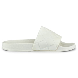 Pantofole da donna classiche bianche bianca