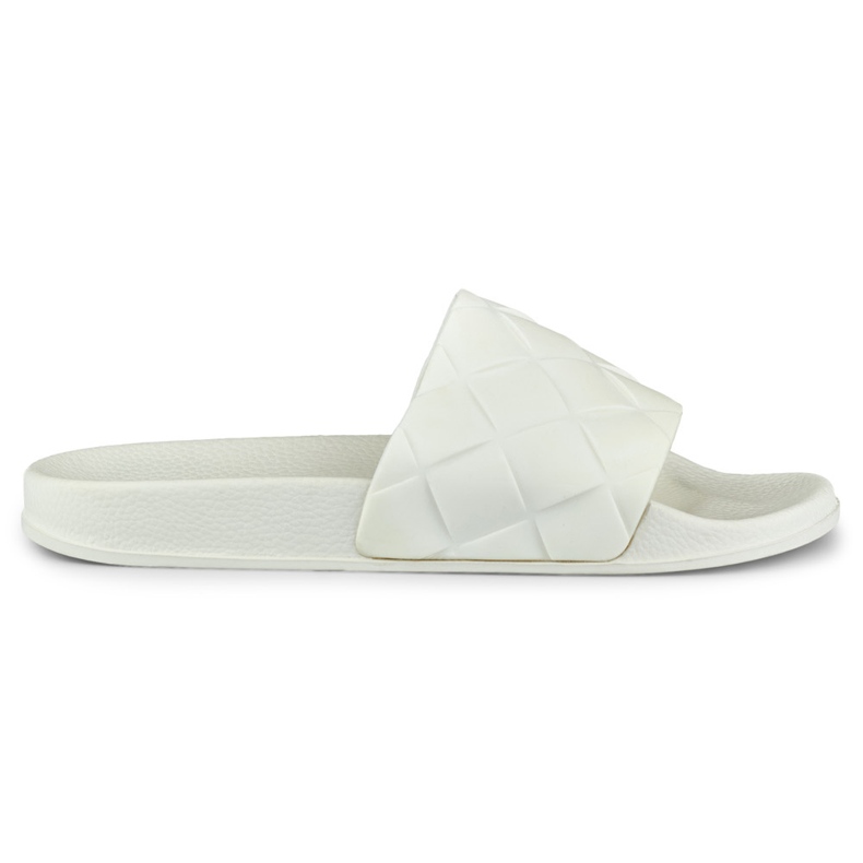 Pantofole da donna classiche bianche bianca