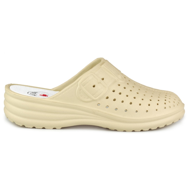 Comode infradito da donna con dita chiuse beige