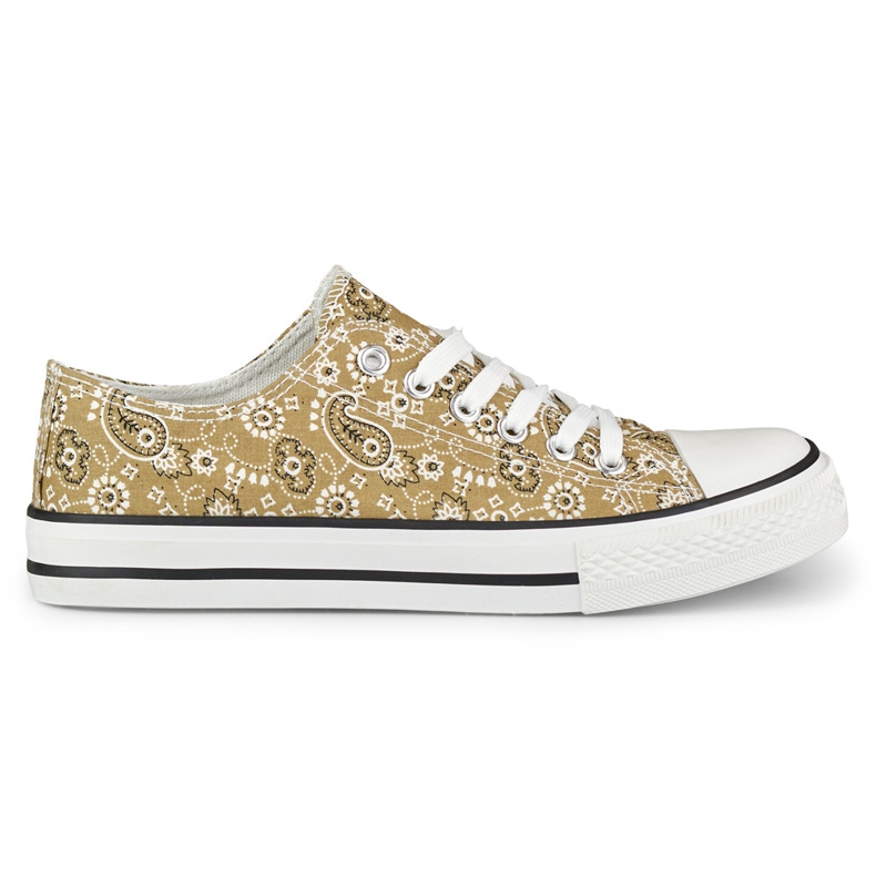 Sneakers Bandana basse beige