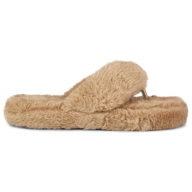 Infradito pelose beige