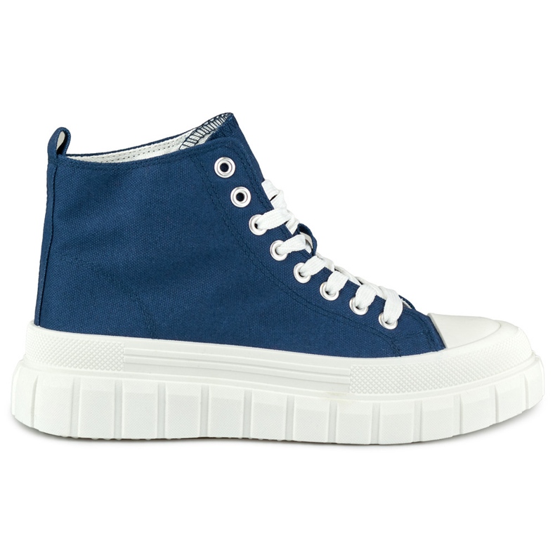 Sneakers da donna blu navy sopra la caviglia