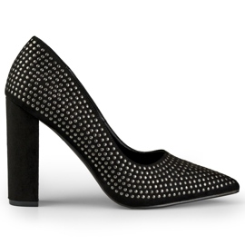 Décolleté rock nere da donna nero