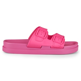 Pantofole da donna comode rosa gomma