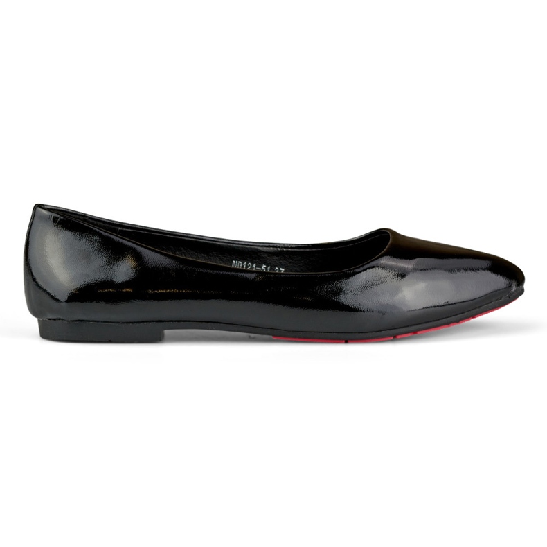 Ballerine da donna laccate nere nero