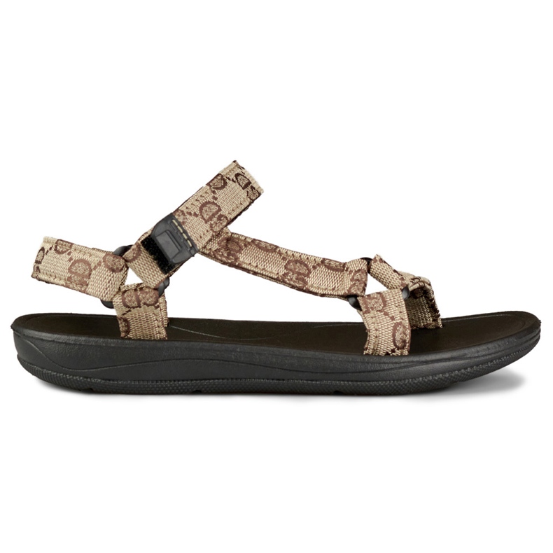 Sandali da donna con suola piatta beige