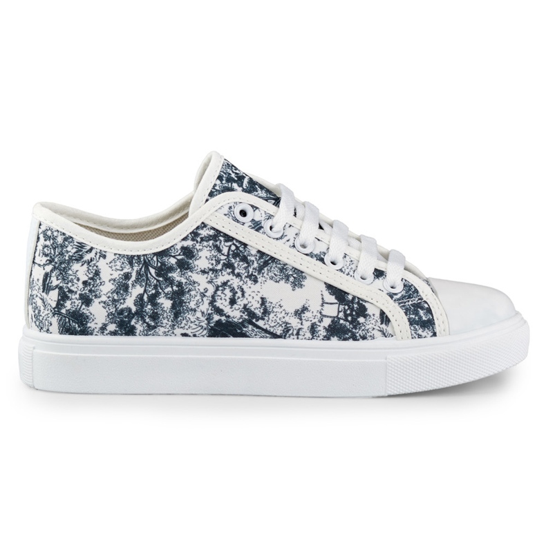 Sneakers da donna in bianco e nero bianca