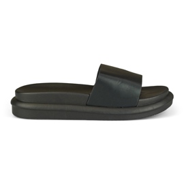 Comode pantofole da donna nere classiche nero