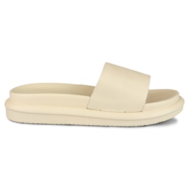 Comode pantofole da donna classiche beige