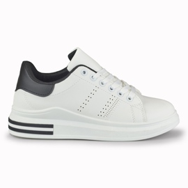 Sneakers bianche e nere da donna Gerini bianca