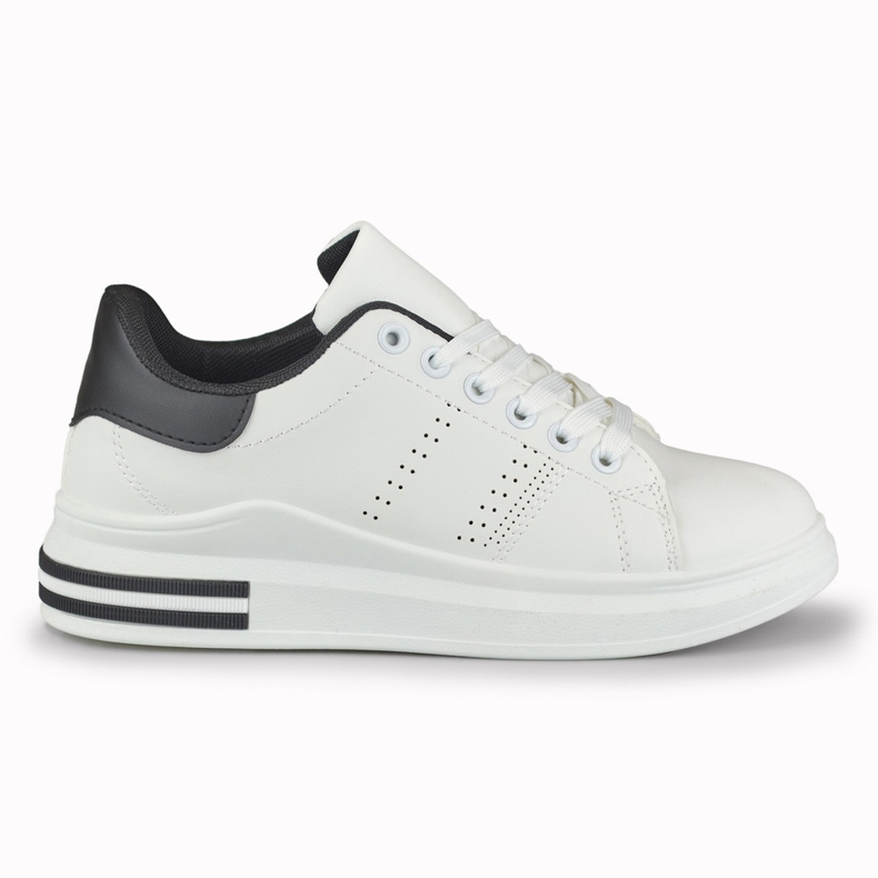 Sneakers bianche e nere da donna Gerini bianca