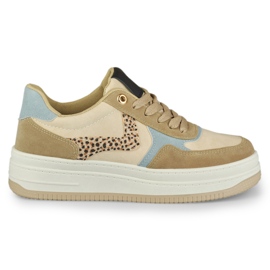 Sneakers beige da donna Lara