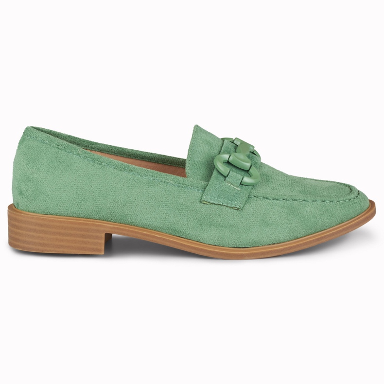 Scarpe da donna in camoscio verde