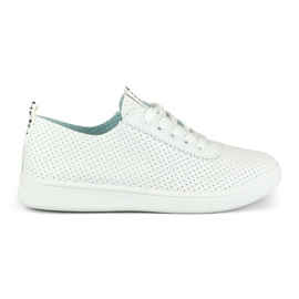 Sneakers traforate bianche da donna di Bellis bianco