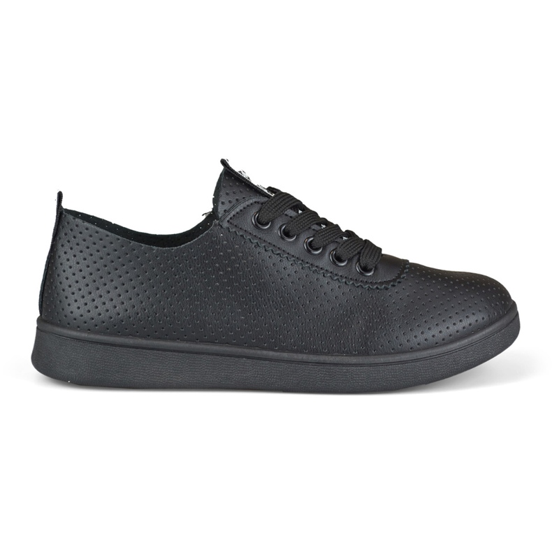 Sneakers nere traforate da donna di Bellis nero