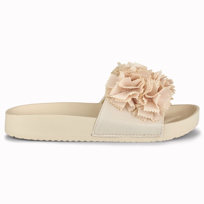 Pantofole floreali beige da donna Violett