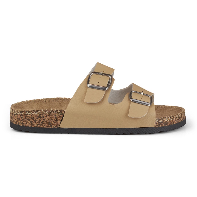 Comode pantofole da donna beige