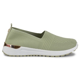 Scarpe casual da donna comode e flessibili verde