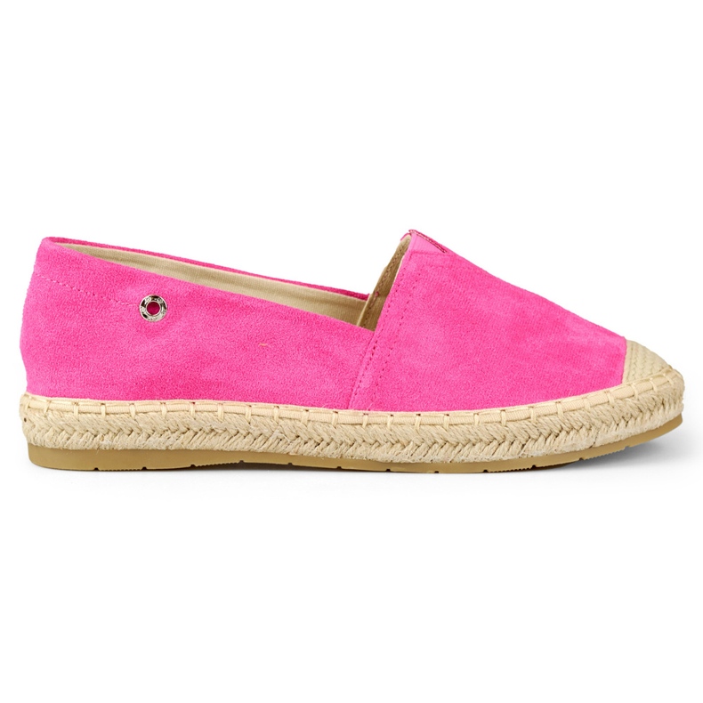 Espadrillas da donna in camoscio rosa