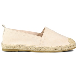 Classiche espadrillas da donna beige