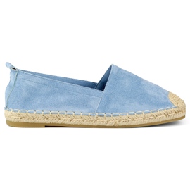 Classiche espadrillas blu da donna