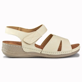 Comodi sandali da donna beige