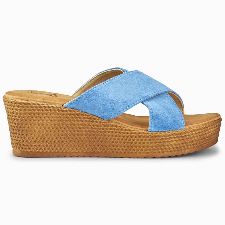 Pantofole da donna con jeans blu