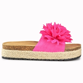 Espadrillas fucsia da donna rosa