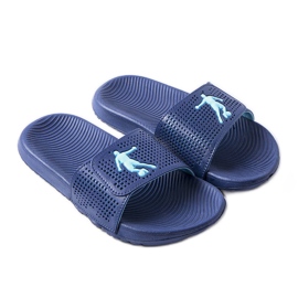 Ciabatte in gomma blu Atene